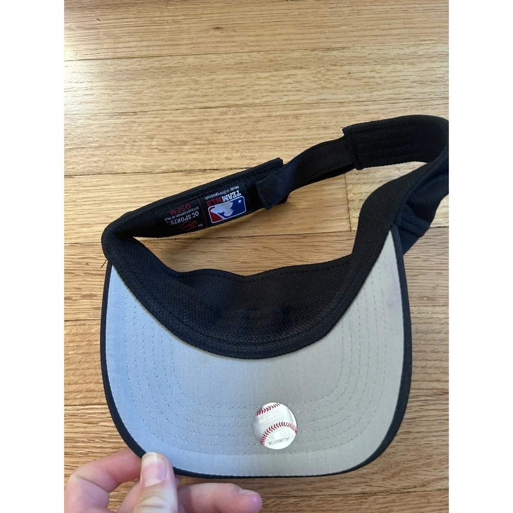 COLORADO ROCKIES Visor Hat Adjustable Cap MLB Baseball Black Purple Adult OSFM